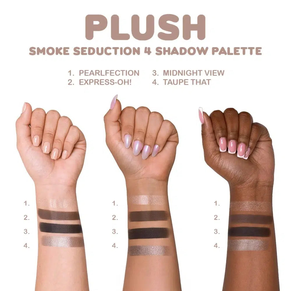 Beauty Creations PLUSH-Paleta Llavero 4 Tonos