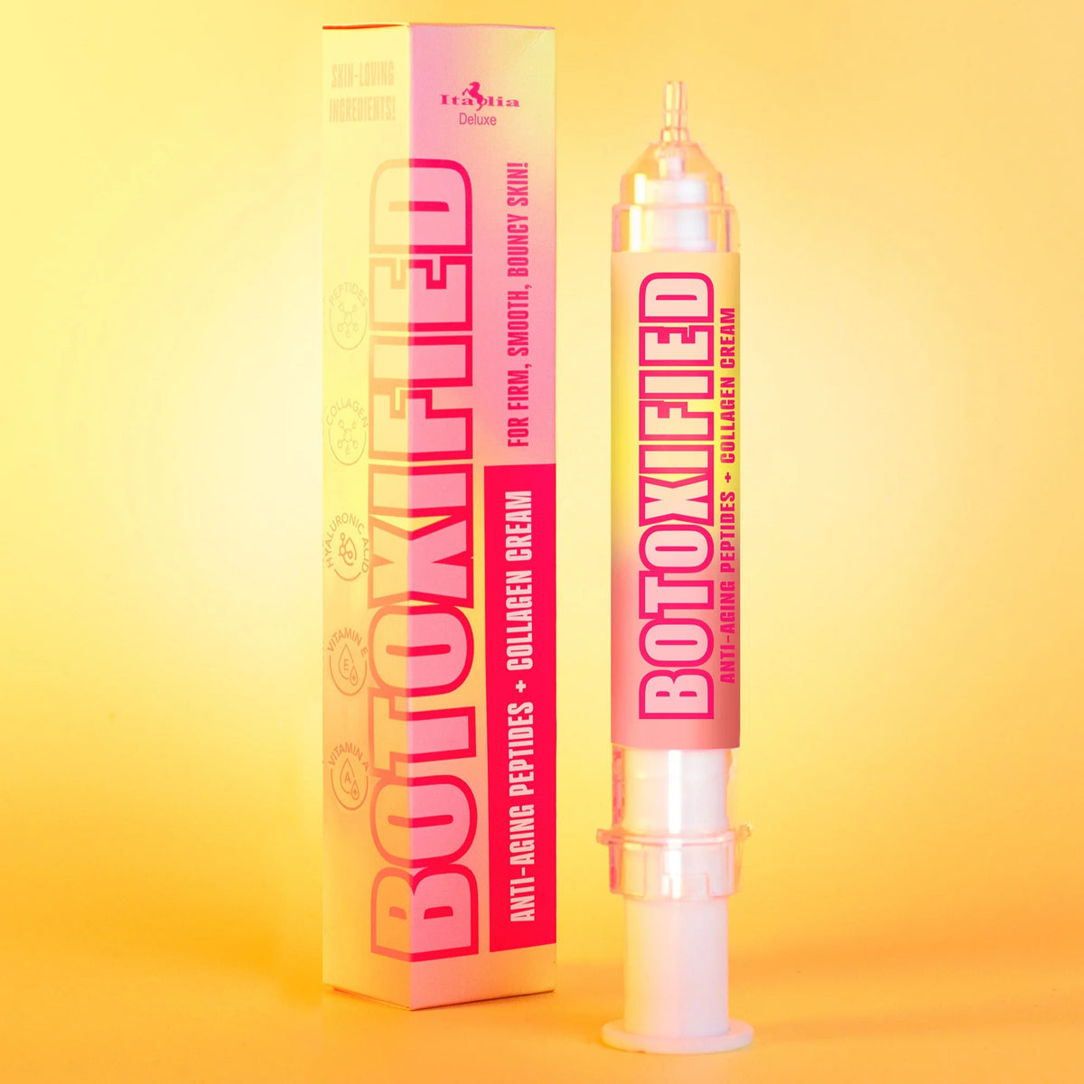 Crema Facial Efecto Botox con Péptidos y Colágeno