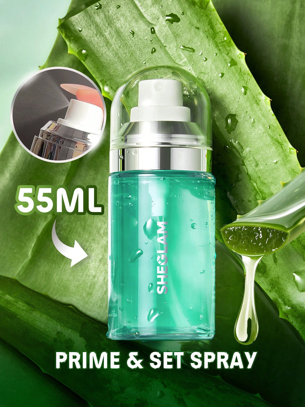 Prime & Set Spray Hidratante de SHEGLAM