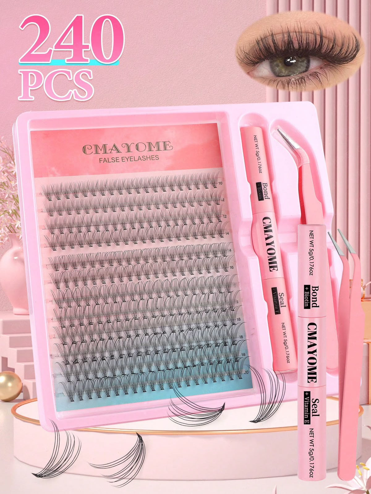 Kit de Pestañas Cluster DIY