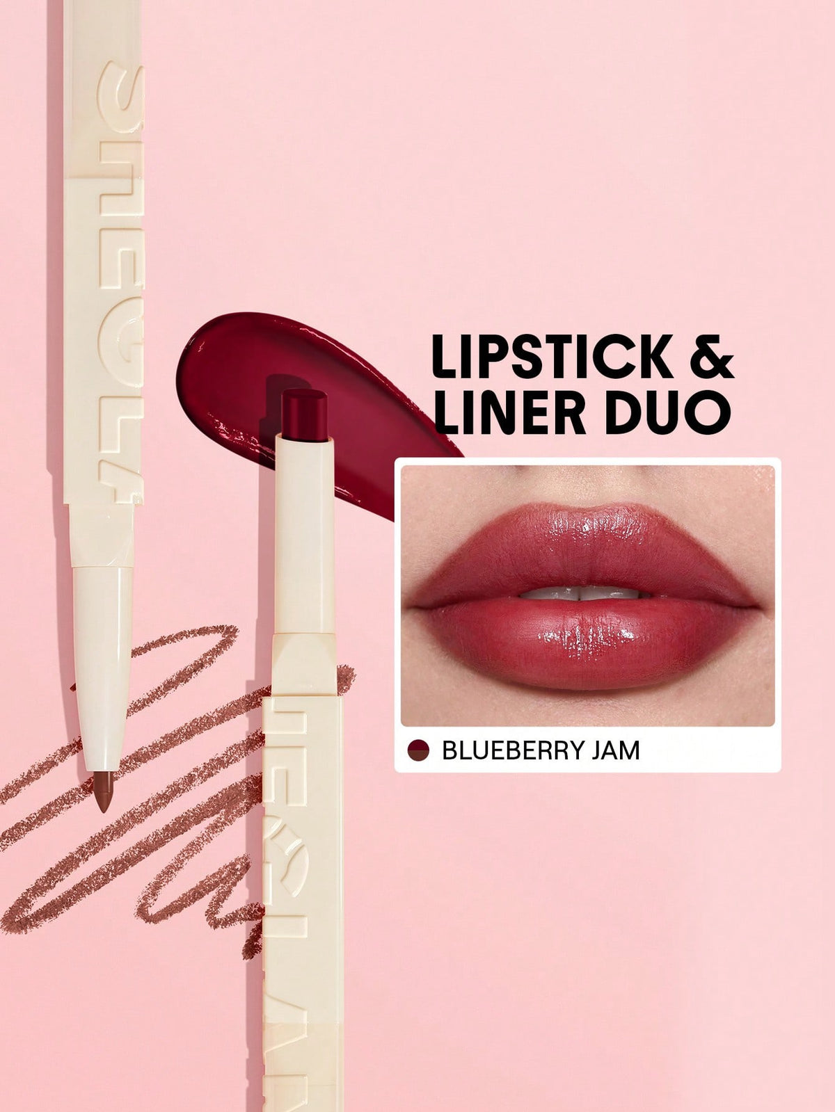 Lipstick & Liner Duo Sheglam