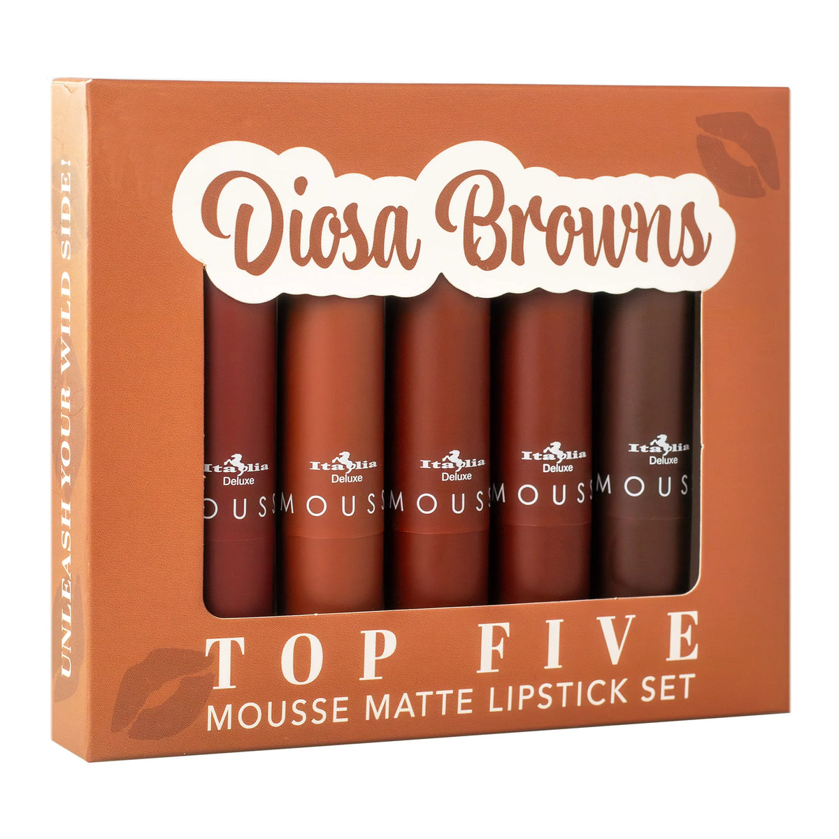 Italia Deluxe - Set Top Five mousse Mate labial