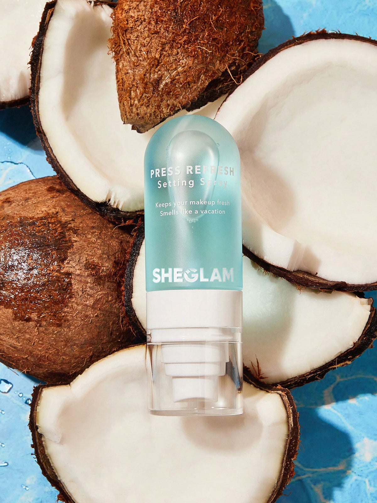 Sheglam Hydrating Setting Spray (Fijador Hidratante Celeste) 💙✨