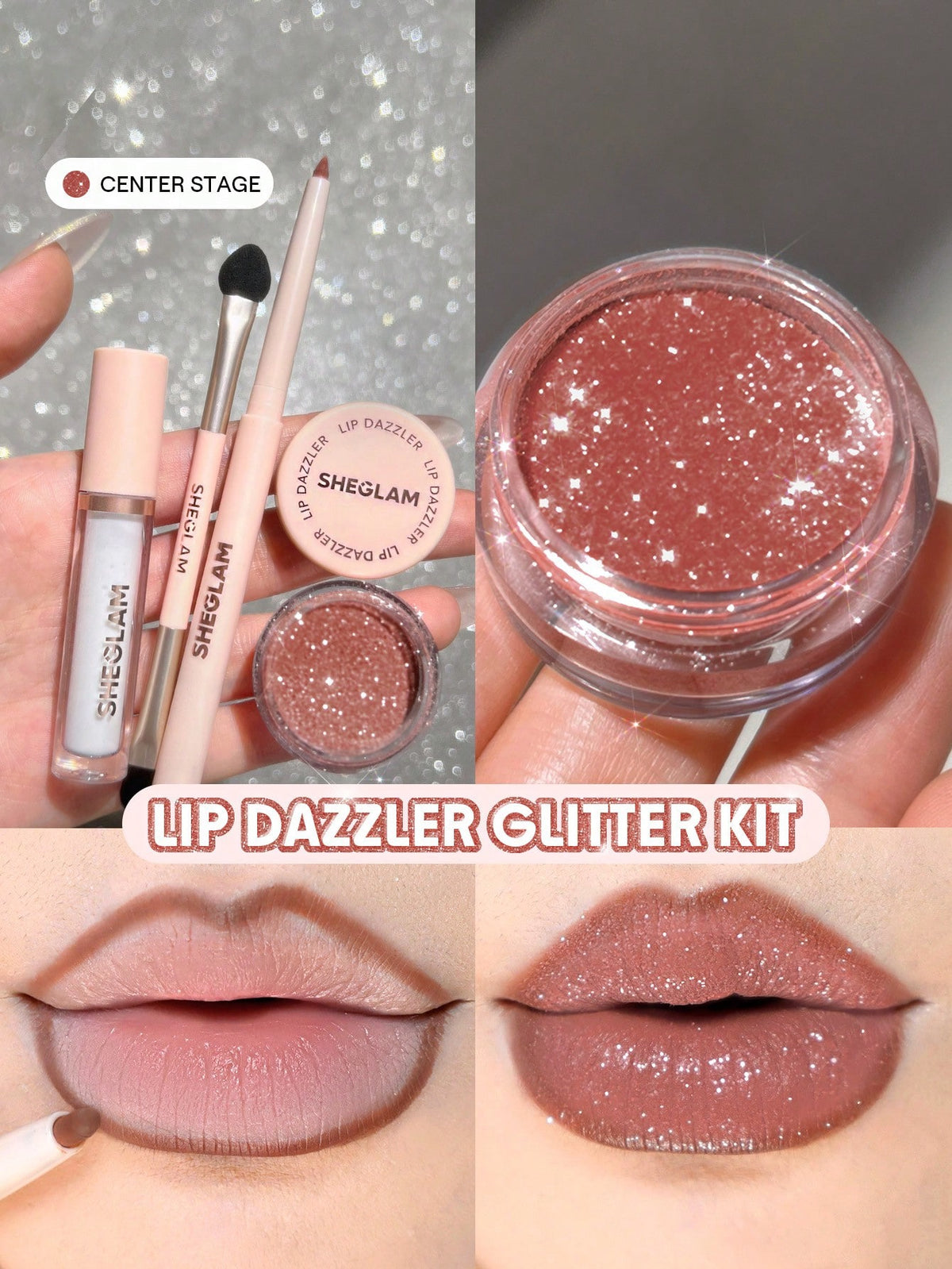 Sheglam Lip Dazzler Glitter Kit ✨