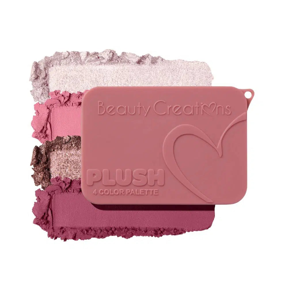Beauty Creations PLUSH-Paleta Llavero 4 Tonos