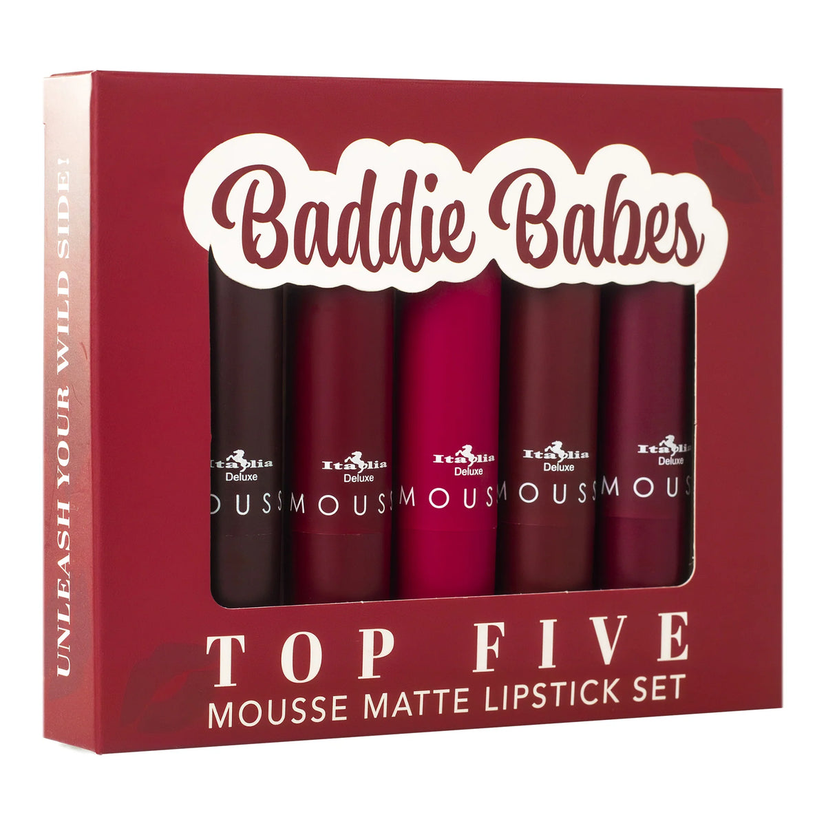Italia Deluxe - Set Top Five mousse Mate labial