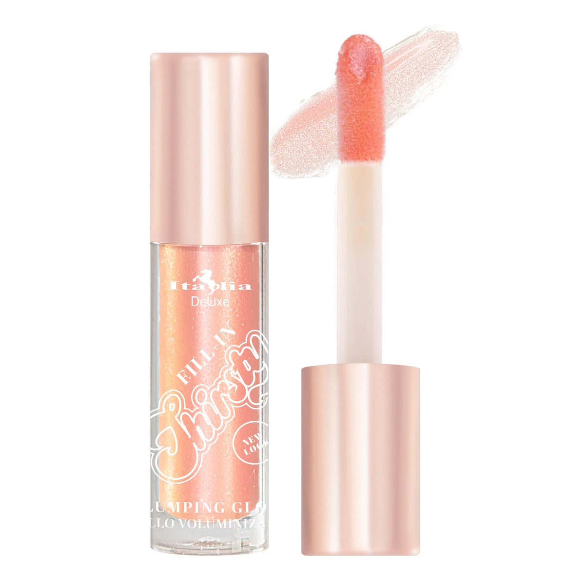 Italia Deluxe-Lip Gloss Plumping con color