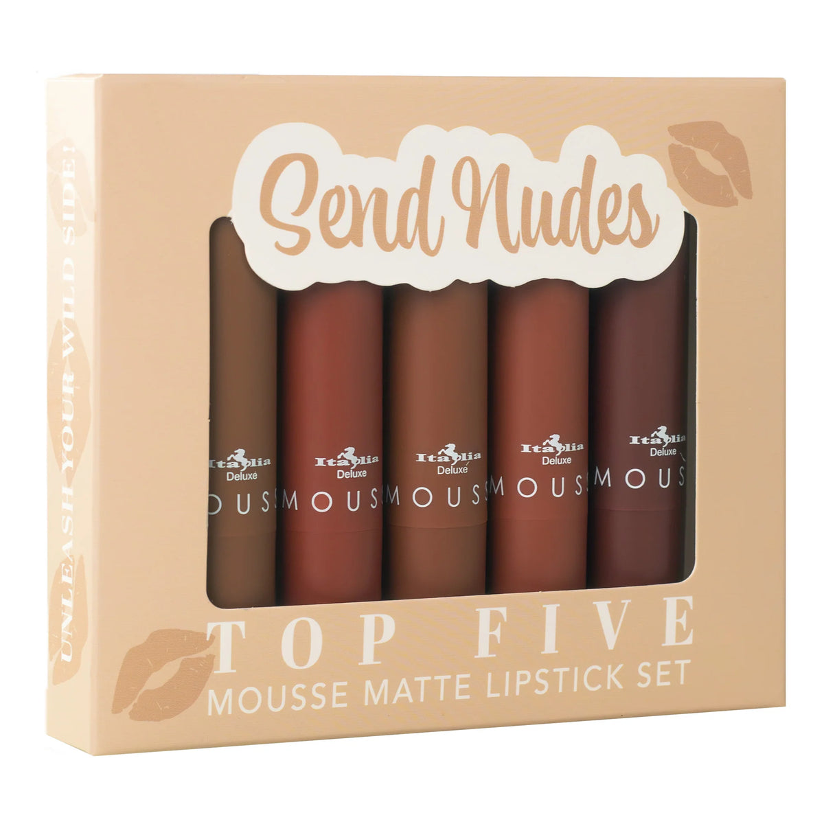 Italia Deluxe - Set Top Five mousse Mate labial