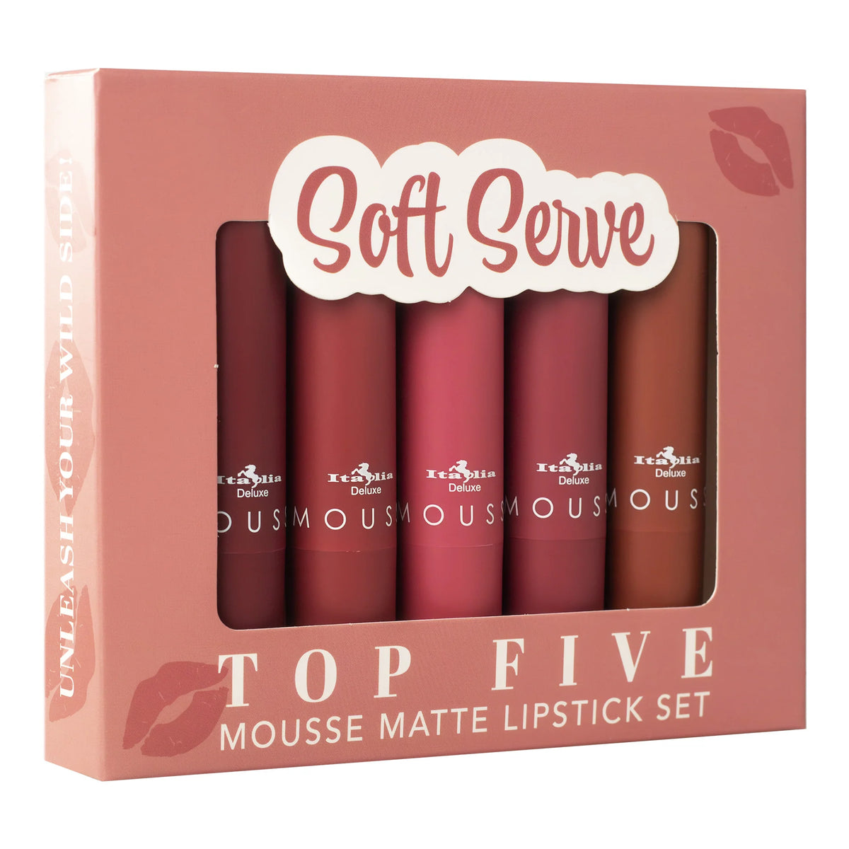 Italia Deluxe - Set Top Five mousse Mate labial