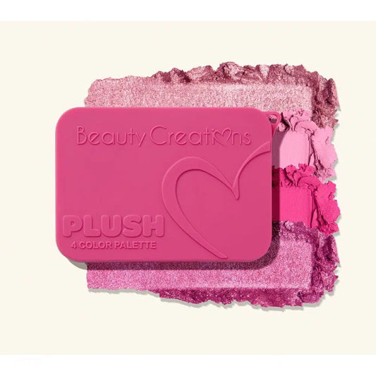 Beauty Creations PLUSH-Paleta Llavero 4 Tonos