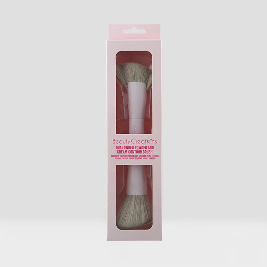 Beauty Creations-Brocha de doble fin, Crema y Polvo-Contorno