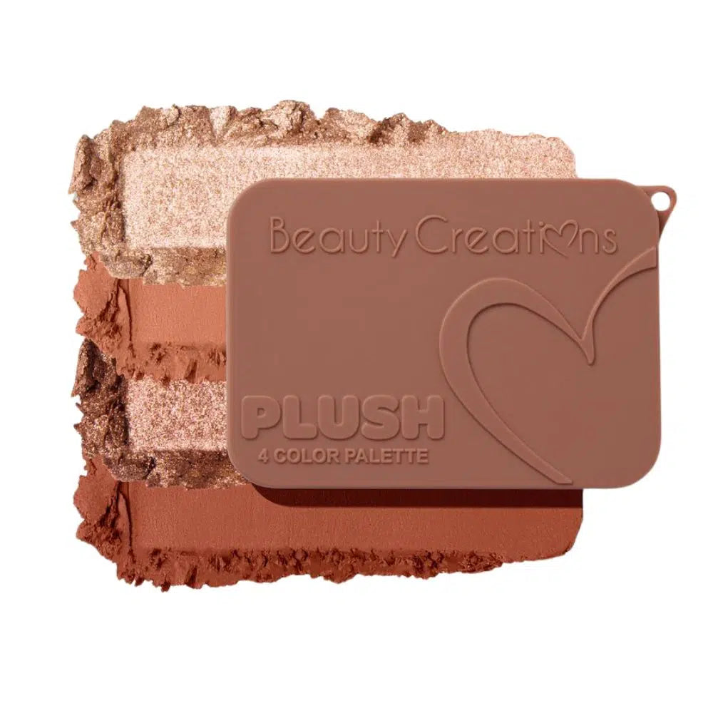 Beauty Creations PLUSH-Paleta Llavero 4 Tonos