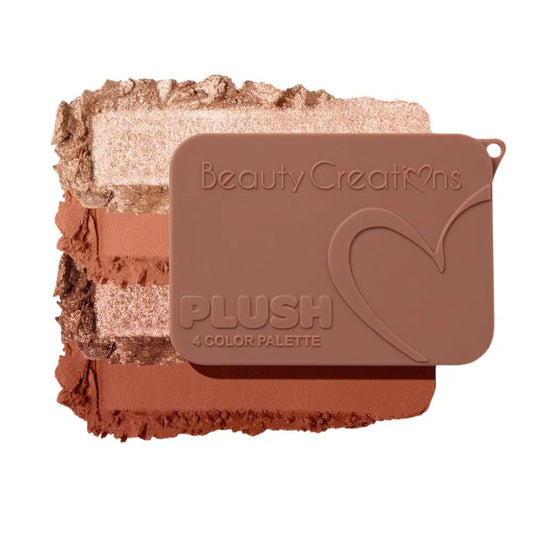 Beauty Creations PLUSH-Paleta Llavero 4 Tonos