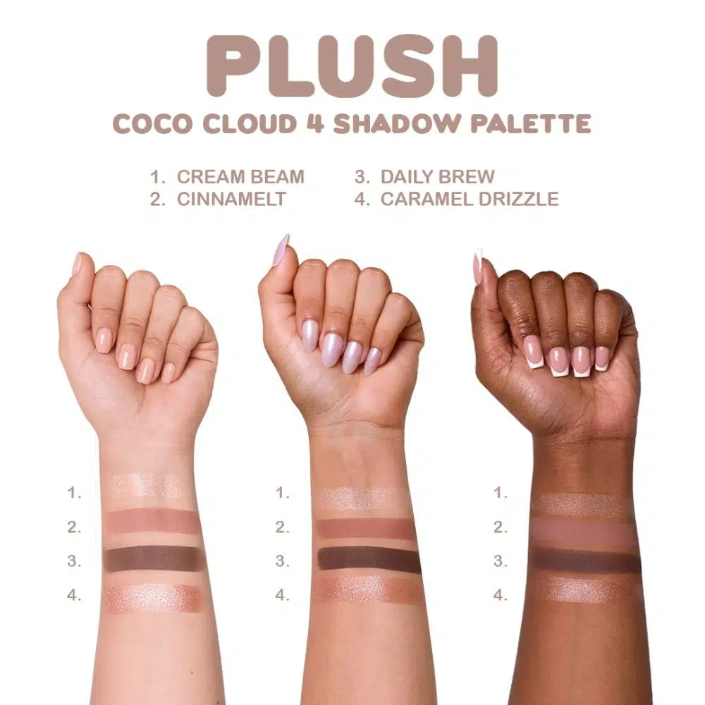 Beauty Creations PLUSH-Paleta Llavero 4 Tonos
