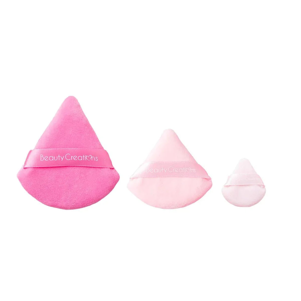 Beauty Creations-Puff Puff Trío de Borlas para maquillaje
